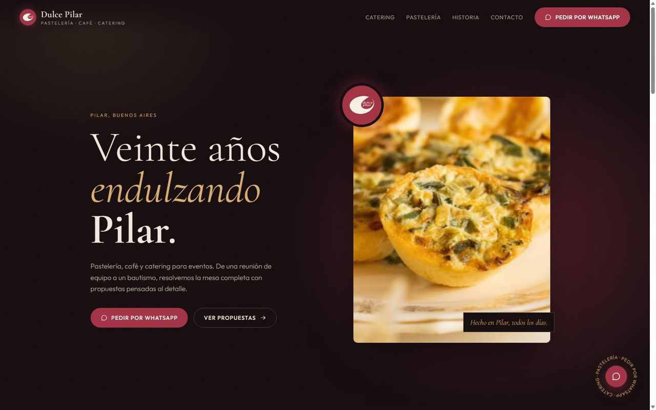 Dulce Pilar website